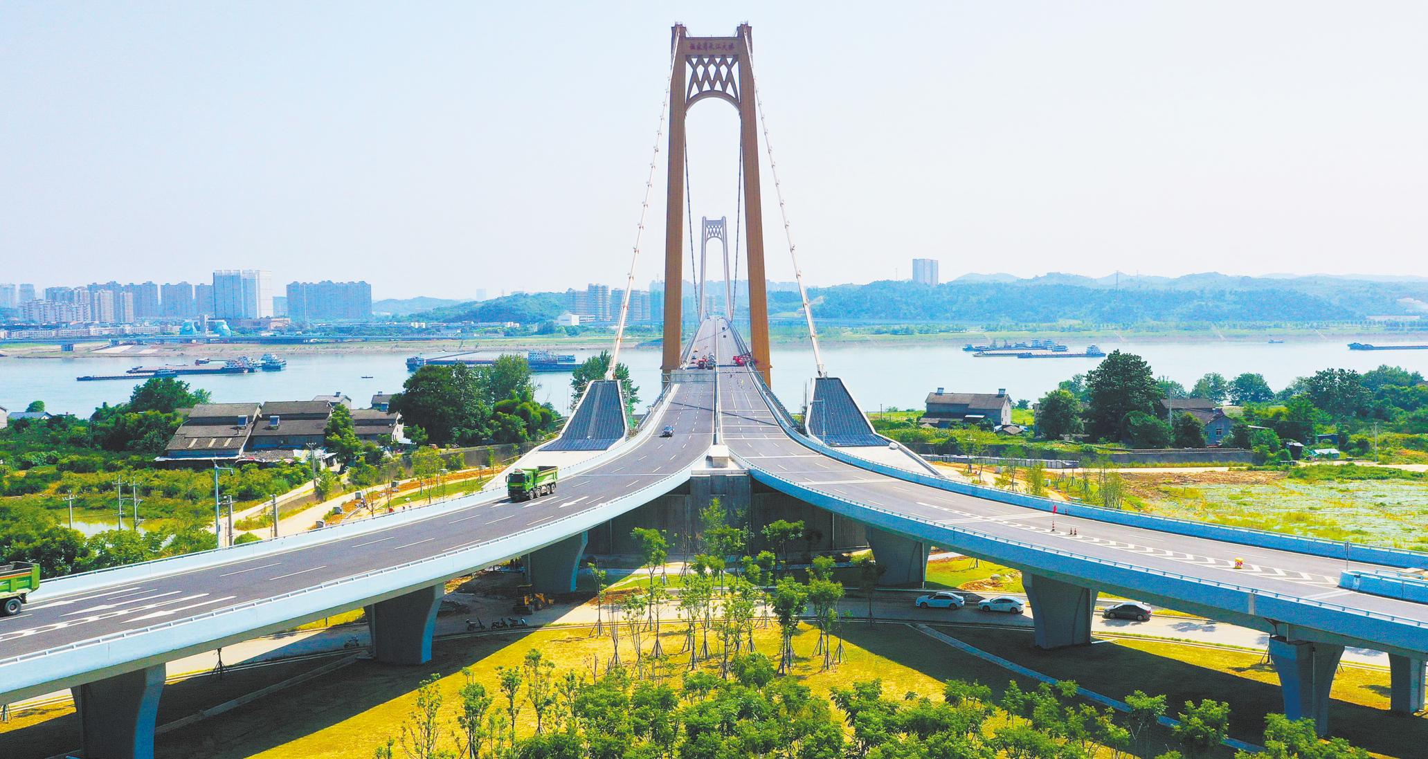 In pics Bridges spanning Yangtze River in Hubei The people's