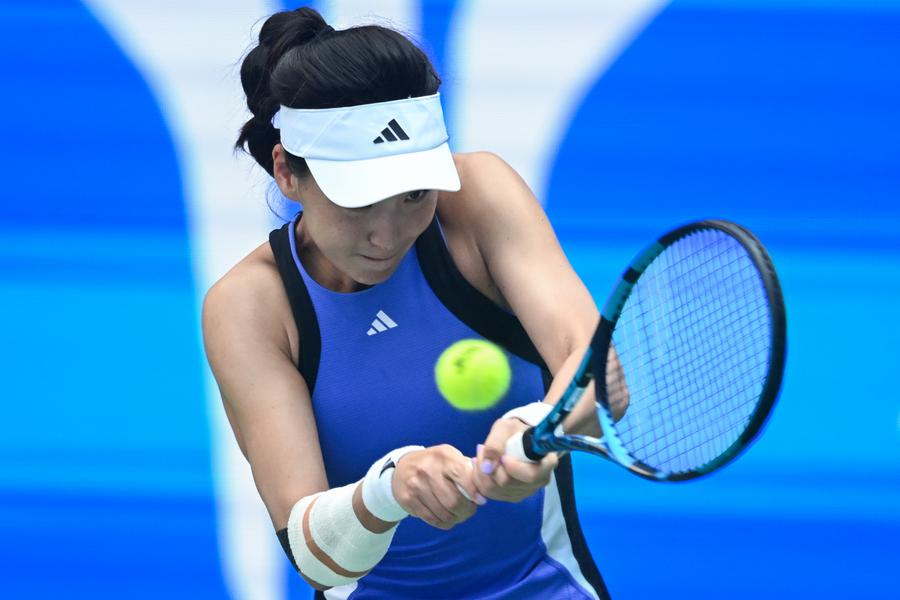 China's Wang Xinyu roars into Wuhan Open semifinals The people's