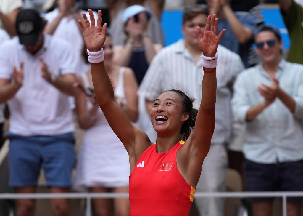 China's Zheng creates history to reach women's tennis final The